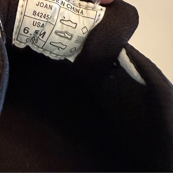 Dexter black and white Joan bowling sneakers heart patten slide rite sole 6 1/2 - Picture 9 of 14